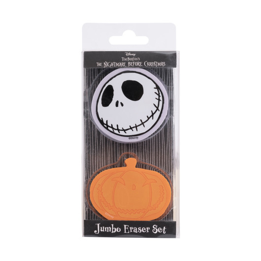 JUMBO ERASERS SET - DISNEY THE NIGHTMARE BEFORE CHRISTMAS