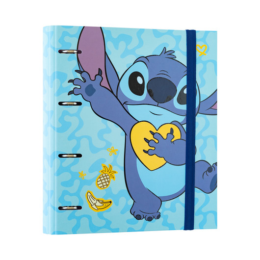 PREMIUM 4-RING BINDER - DISNEY STITCH TROPICAL