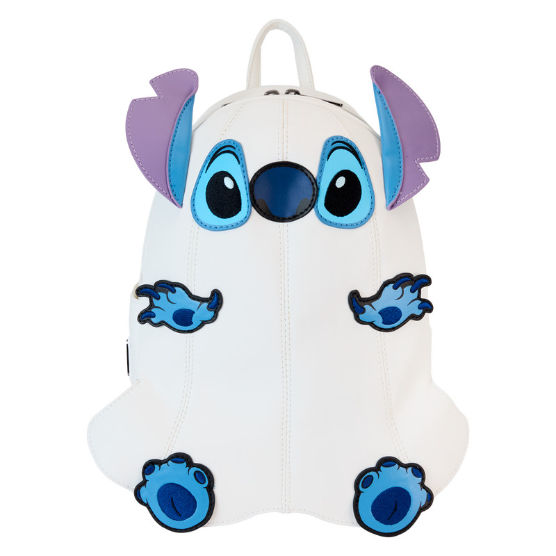 Stitch Ghost Costume Figural Glow Mini Backpack - DISNEY LOUNGEFLY