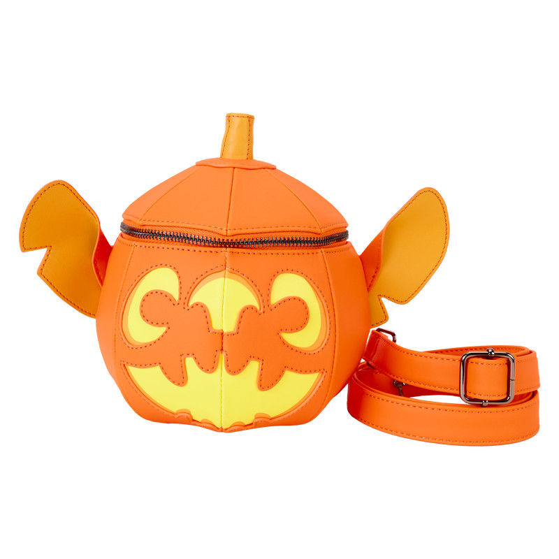 Stitch Pumpkin Head Figural Glow Crossbody Bag - DISNEY LOUNGEFLY