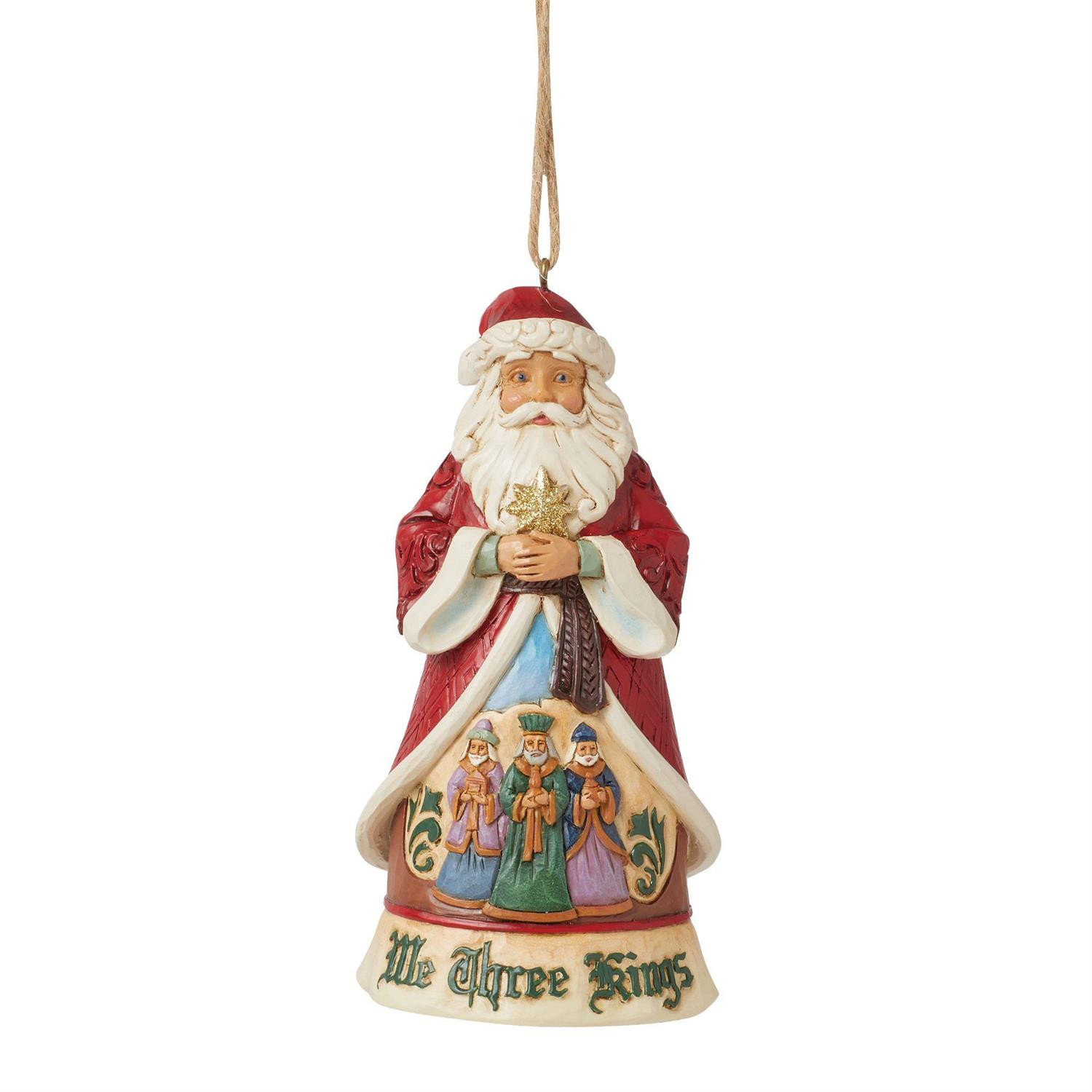 Santa Claus Three Wise Men Pendant - JIM SHORE HEARTWOOD CREEK