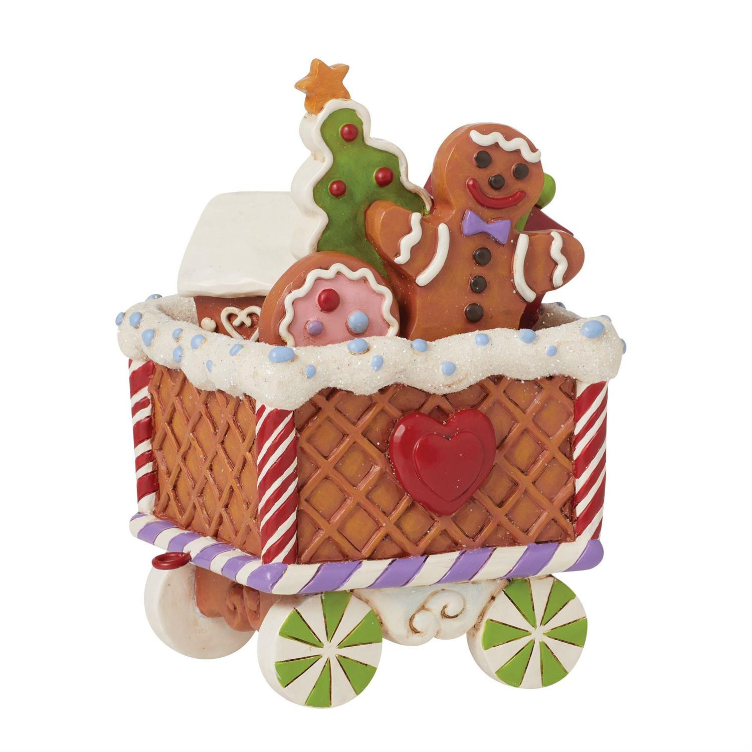 Gingerbread Wagon Train Figure - JIM SHORE HEARTWOOD CREEK