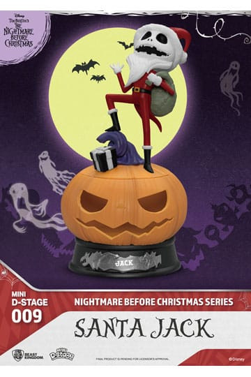 Santa Jack - The Nightmare Before Christmas - Disney Mini D-Stage