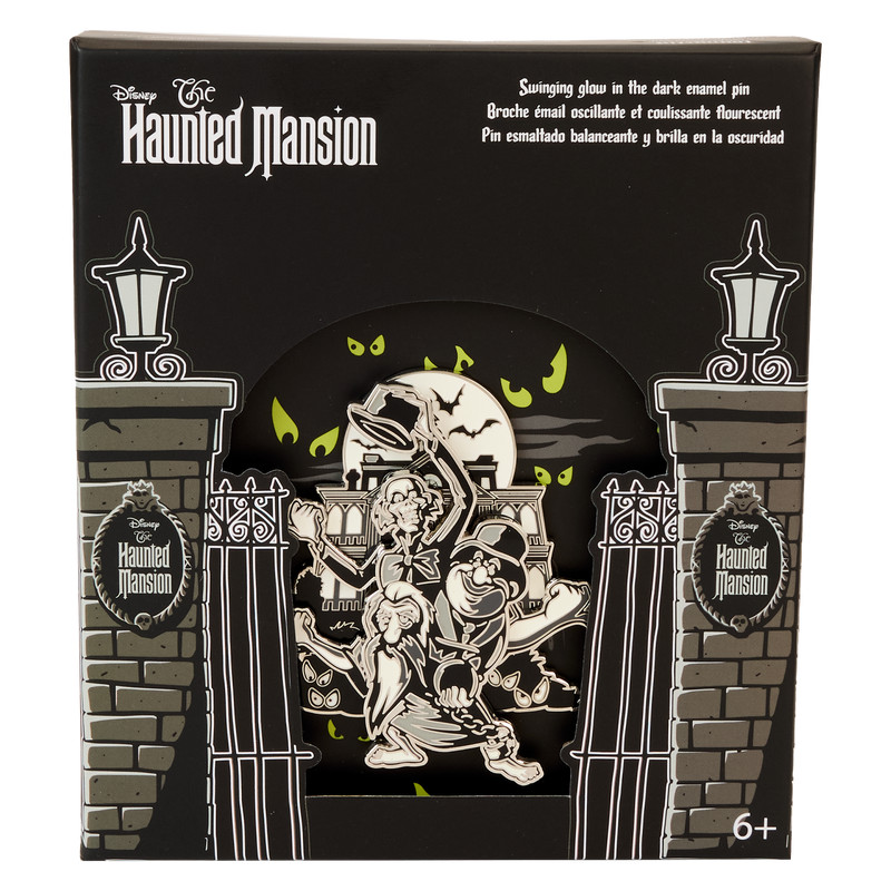 The Haunted Mansion hitchhiking ghosts glow collector box Pin - DISNEY LOUNGEFLY