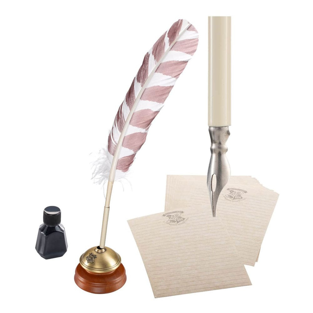 Hogwarts Writing Quill Pen with Hogwarts Letterhead - Harry Potter