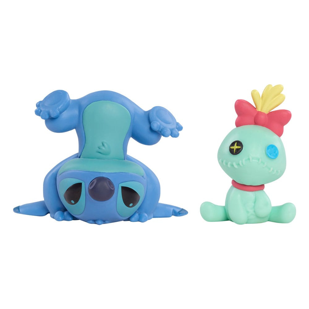 Pack 2 figurines Scrump & Upside Down Stitch - Disney Lilo & Stitch