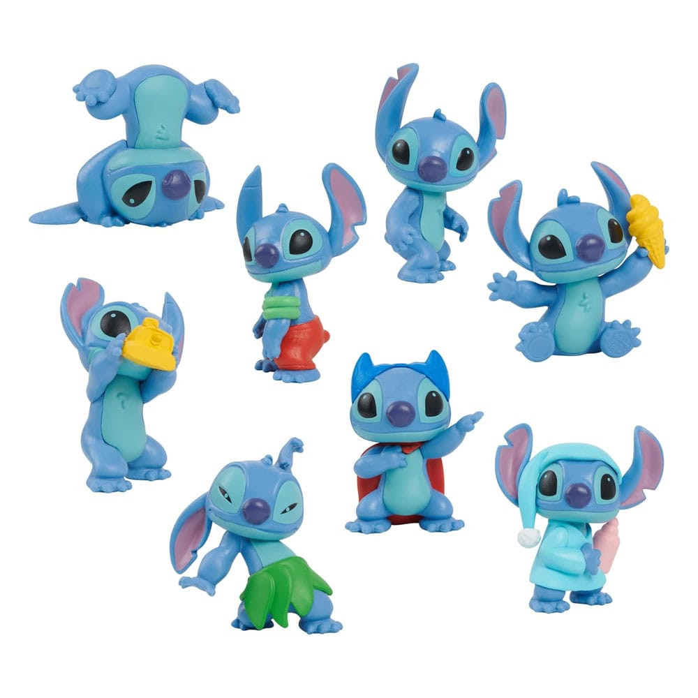 Pack 8 figures Stitch - Disney Lilo & Stitch