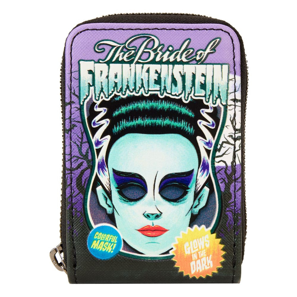 Bride of Frankenstein neon mask wallet - Loungefly Universal Monsters