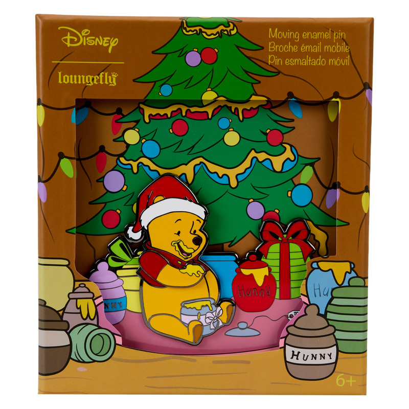 Winnie The Pooh honey present collector box Pin - DISNEY LOUNGEFLY Winnie The Pooh