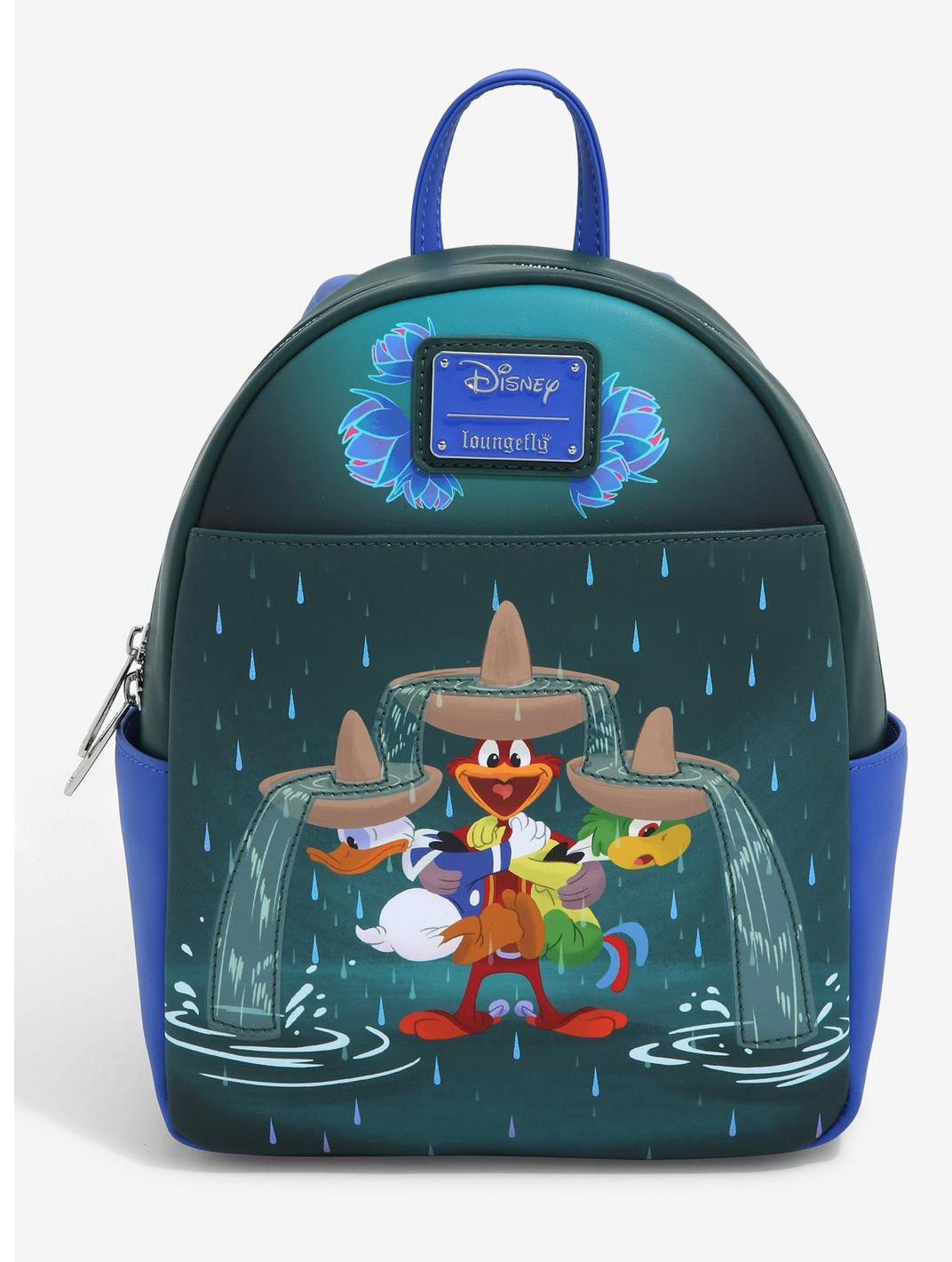 Mini backpack exclusive three Caballeros Fountain - DISNEY LOUNGEFLY