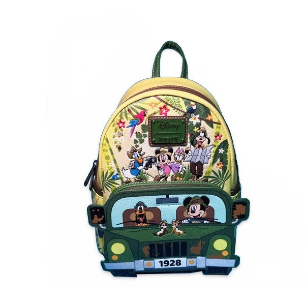 Mini backpack exclusive Mickey & Friends jungle expedition - DISNEY LOUNGEFLY