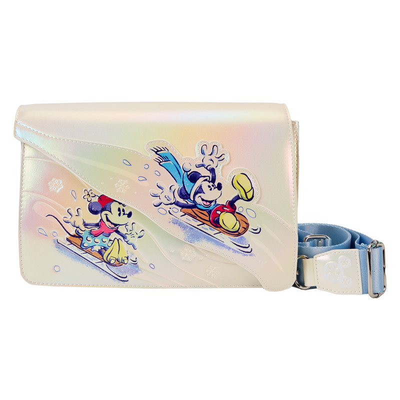 Mickey & Friends Winter Wonderland Crossbody Bag - DISNEY LOUNGEFLY