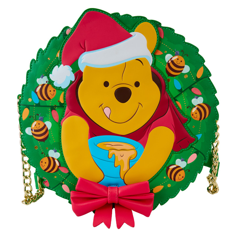 Stuck In Wreath Glow Crossbody Bag - DISNEY LOUNGEFLY Winnie The Pooh