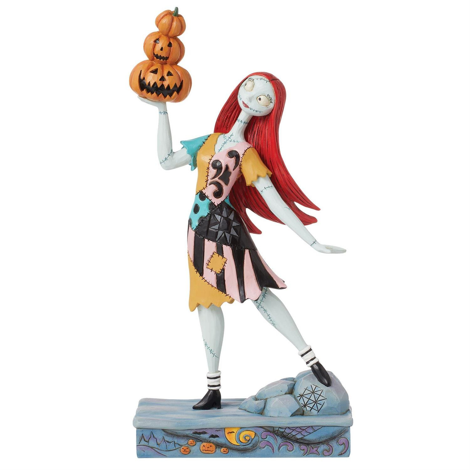 Sally with Pumpkins figure - DISNEY TRADITIONS