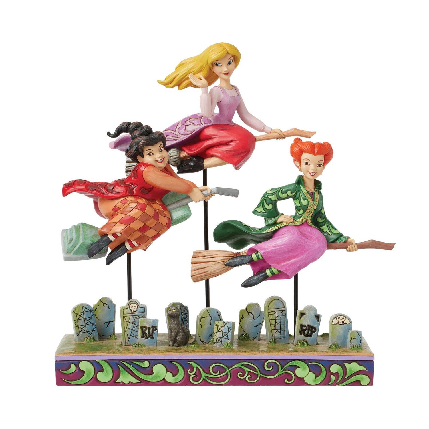 Sanderson Sisters Flying figure Hocus Pocus - DISNEY TRADITIONS