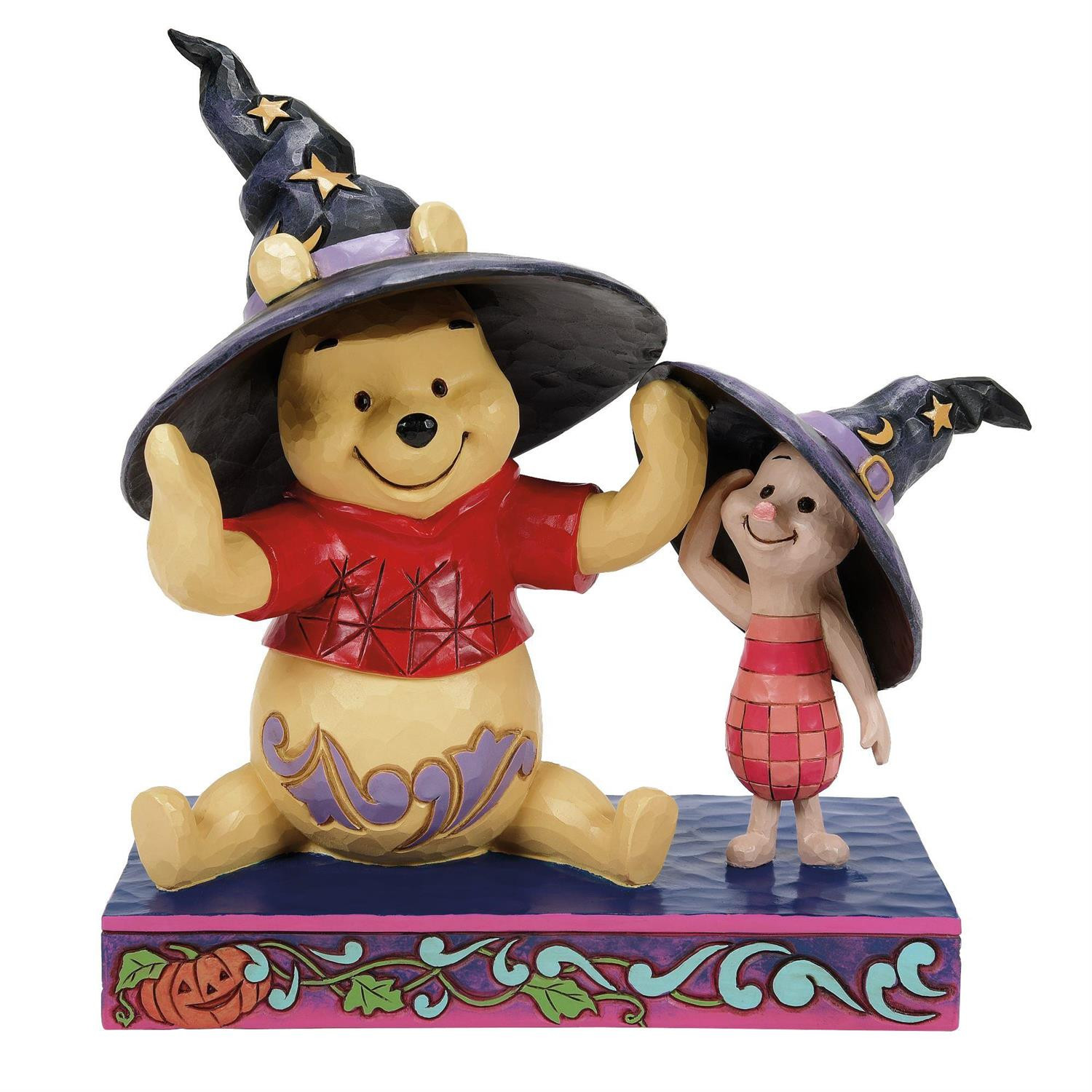 Pooh and Piglet Witch Hats - DISNEY TRADITIONS