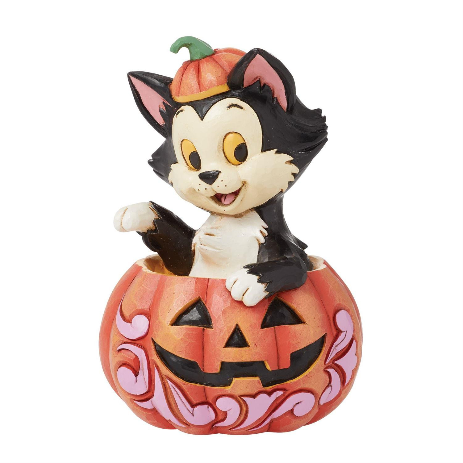 Mini Figaro Pumpkin Figurine - DISNEY TRADITIONS