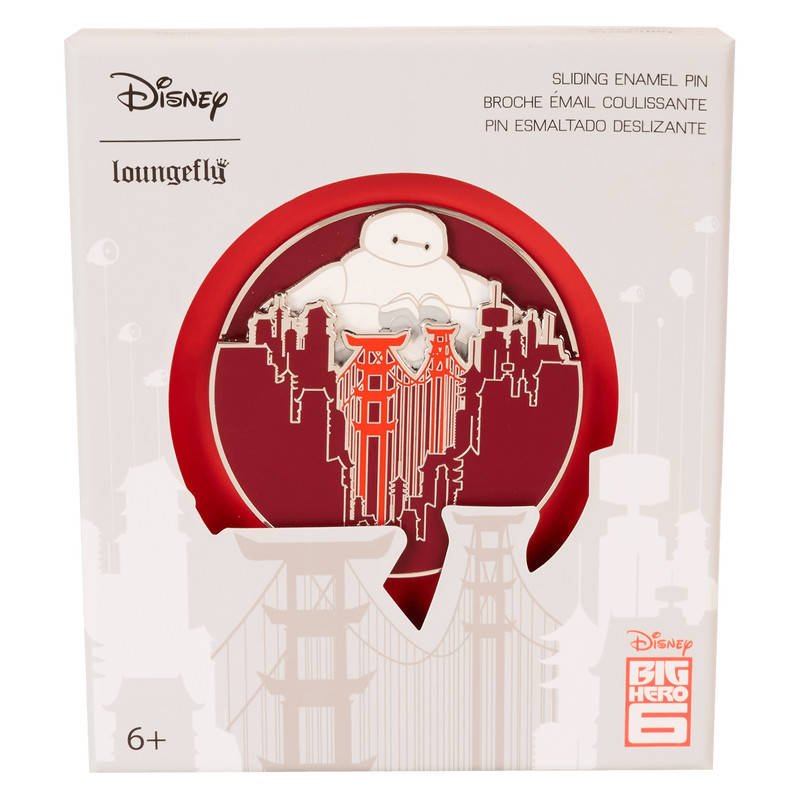 10th Anniversary Baymax loves San Fransokyo collector box Pin - DISNEY LOUNGEFLY Big Hero 6