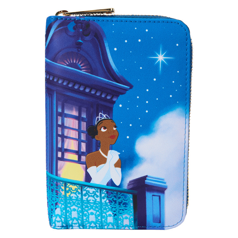 Tiana wishing star glow wallet - DISNEY LOUNGEFLY The Princess and the frog 15th Anniversary