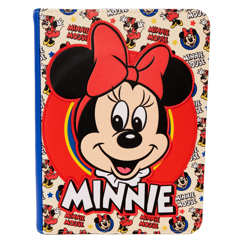 Minnie Mouse Refillable Stationery Journal - DISNEY LOUNGEFLY