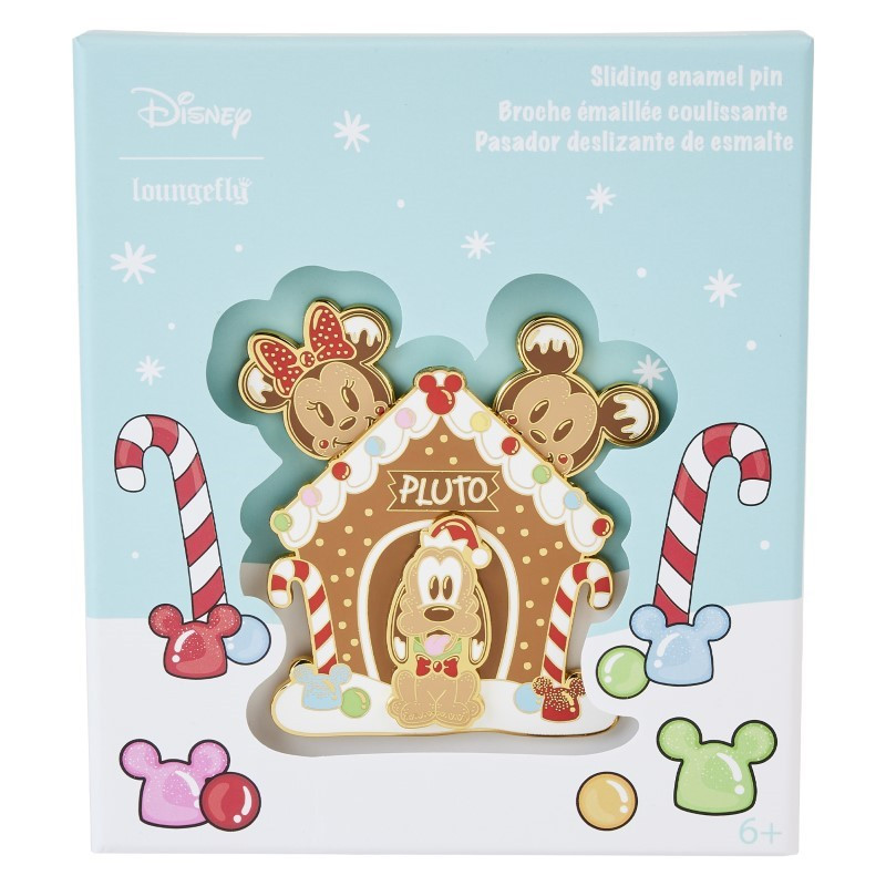 Pop Pin Gingerbread Pluto House Mickey & Friends - DISNEY LOUNGEFLY