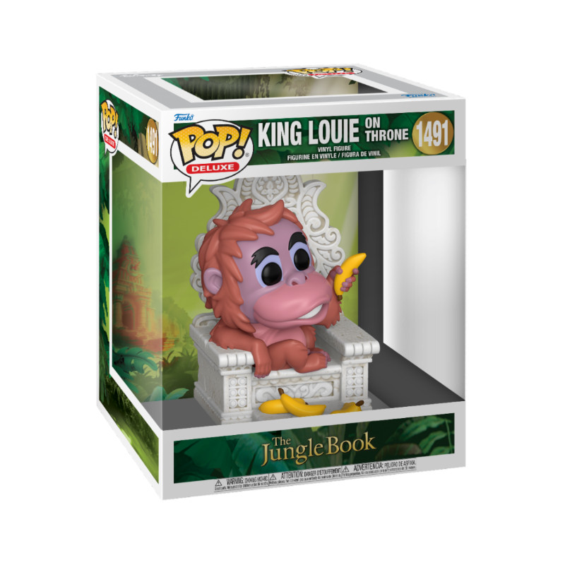 FUNKO POP Deluxe ! 1491 King Louie on throne - Disney Jungle Book