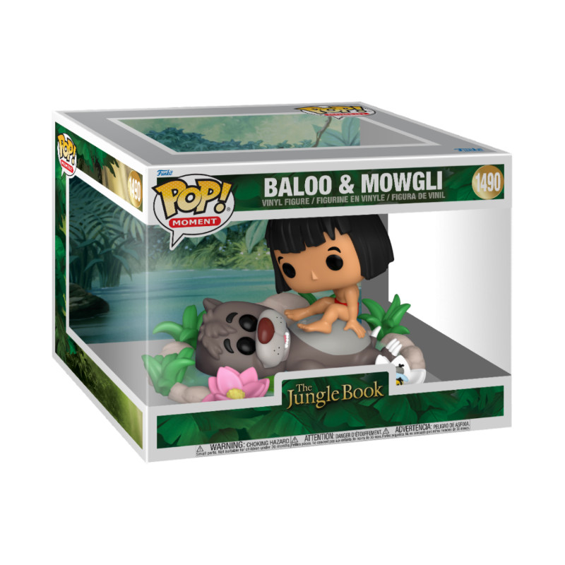 FUNKO POP Moment ! Baloo & Mowgli - Disney Jungle Book