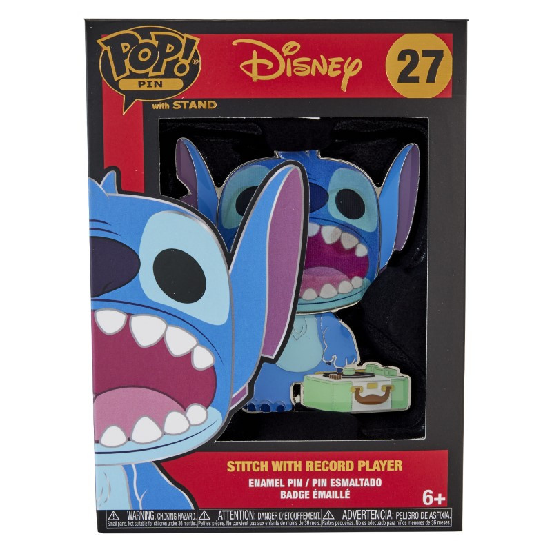 Pop Pin Stitch with record player - Disney Lilo & Stitch