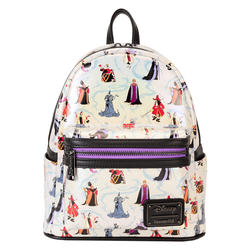 Villains Iridescent mini backpack - DISNEY LOUNGEFLY