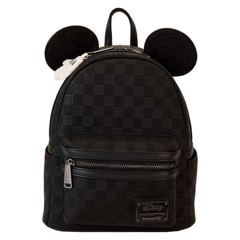 Mickey Mouse checkered texture mini backpack - DISNEY LOUNGEFLY