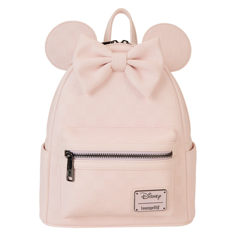 Minnie Mouse checkered texture mini backpack - DISNEY LOUNGEFLY