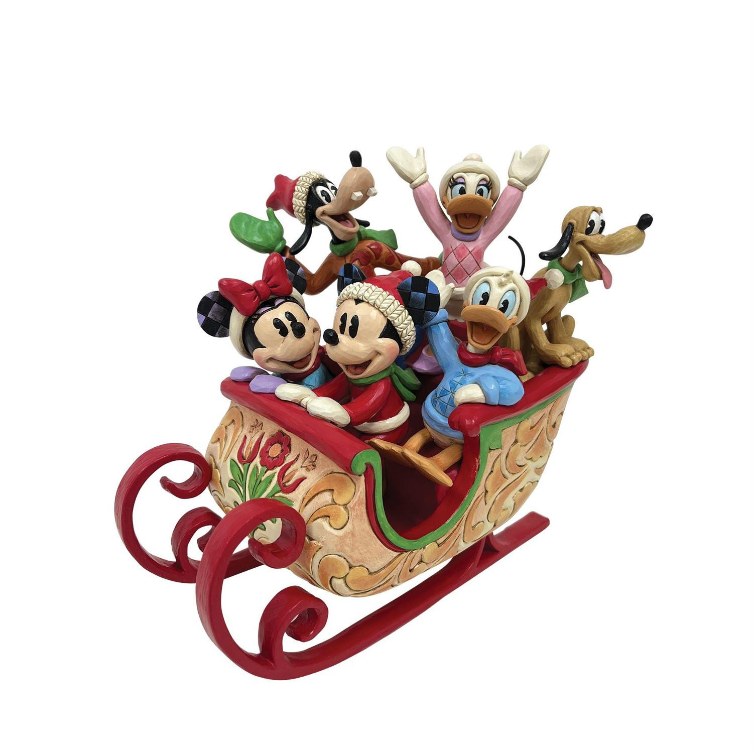 Mickey & Friends Sleigh - Disney Traditions