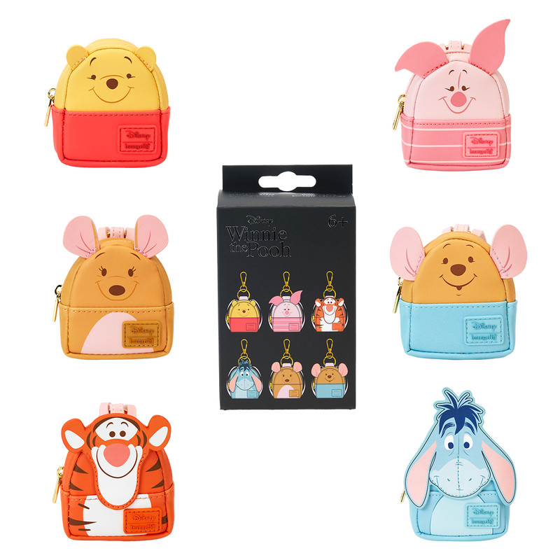 Winnie The Pooh & Friends Mystery Mini Backpack Keychain - DISNEY LOUNGEFLY