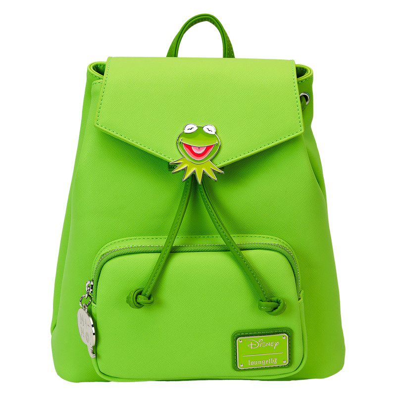 Kermit The Frog Drawstring Mini Backpack - DISNEY LOUNGEFLY The Muppets