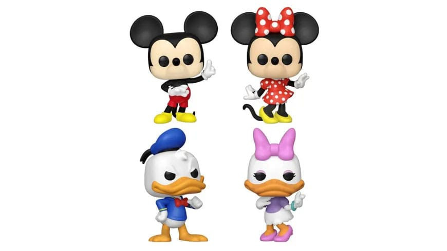 Disney pack 4 POP figures! Movies Vinyl Classics 9 cm