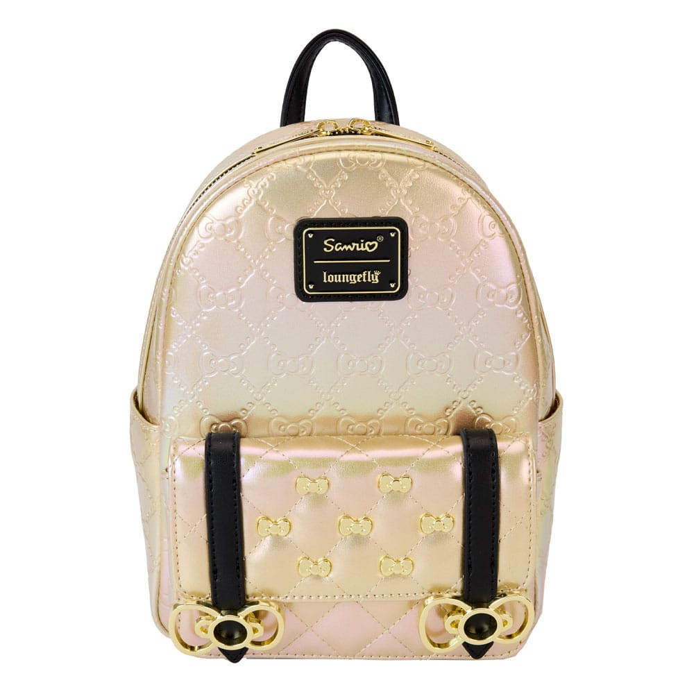 Hello Kitty 50th Anniversary by Loungefly backpack Mini Metallic Gold