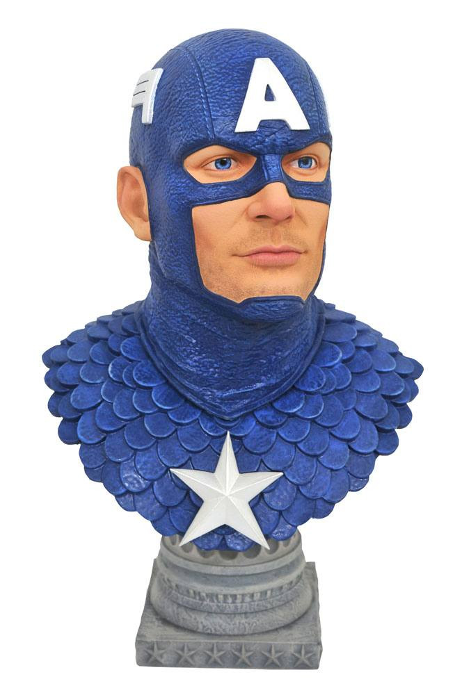 Marvel Comics Legends in 3D bust 1/2 Captain America 25 cm