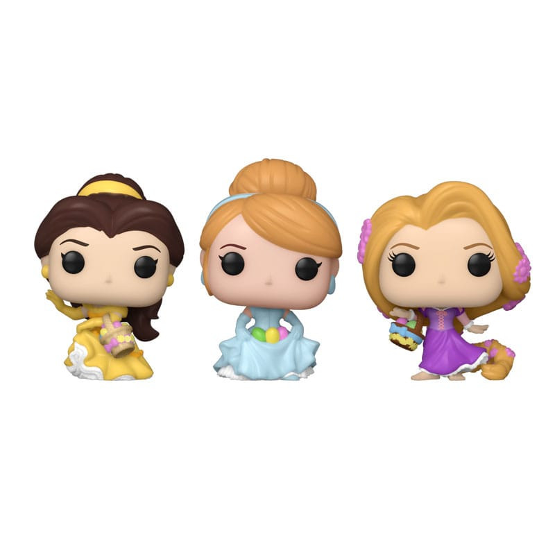 Disney pack 3 Pocket POP figurines! Vinyl Egg Princess 4 cm