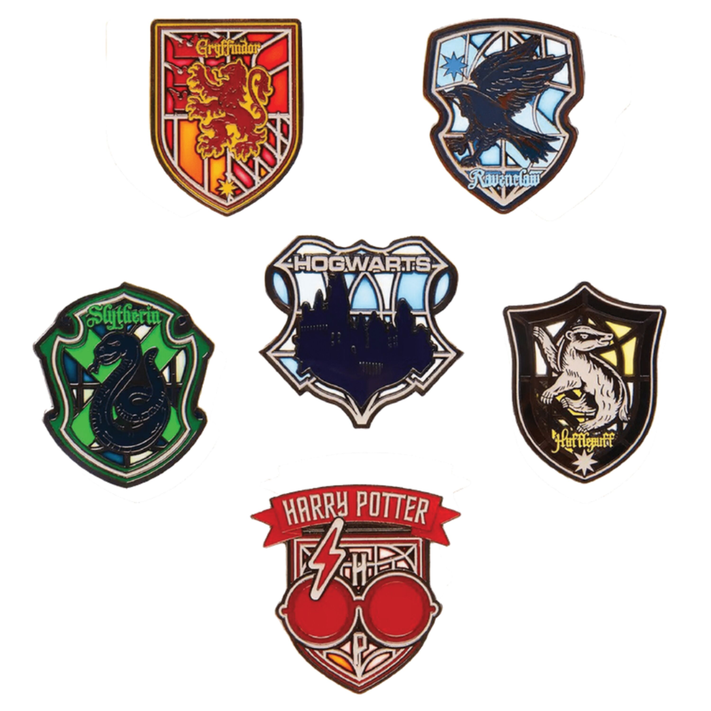 HARRY POTTER STAINED GLASS MYSTERY BOX PIN - HARRY POTTER LOUNGEFLY