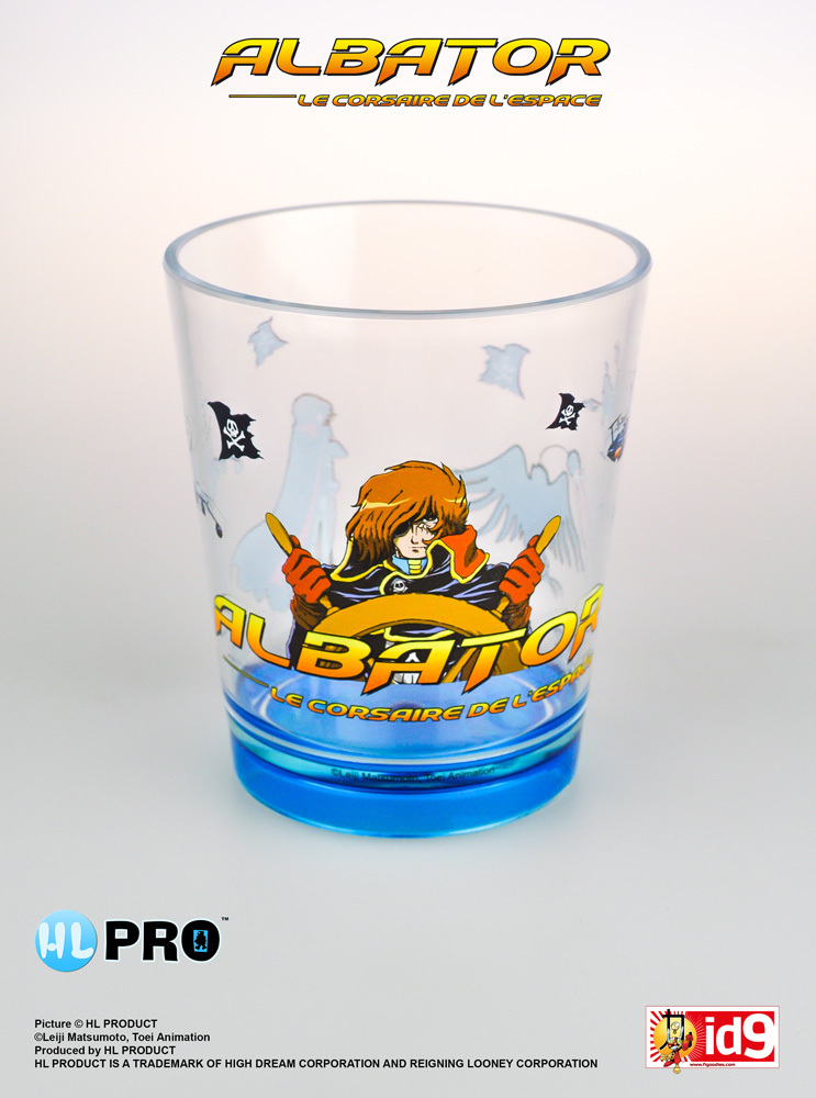 Rudder plastic glass - Captain Harlock