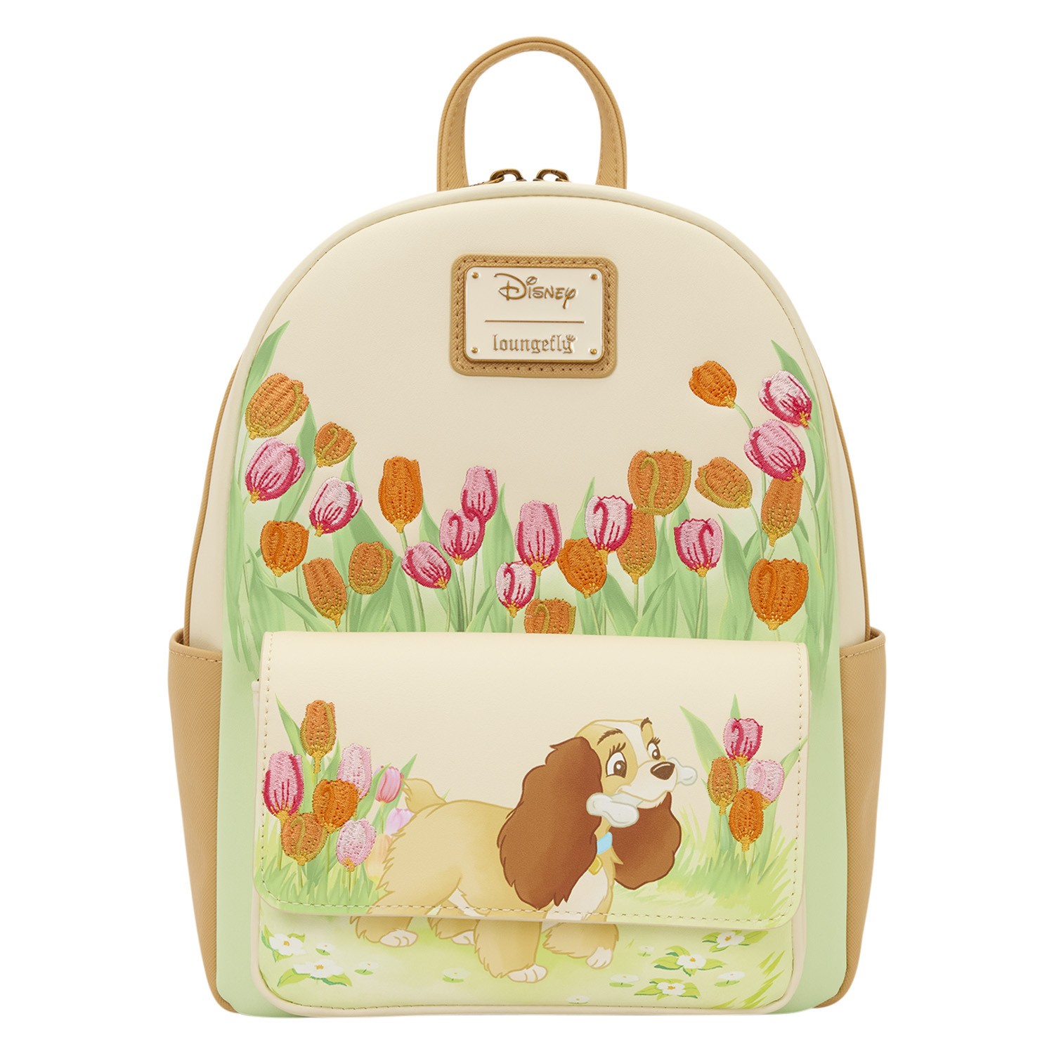LADY PASTEL TULIP MINI BACKPACK - DISNEY LOUNGEFLY LADY AND THE TRAMP