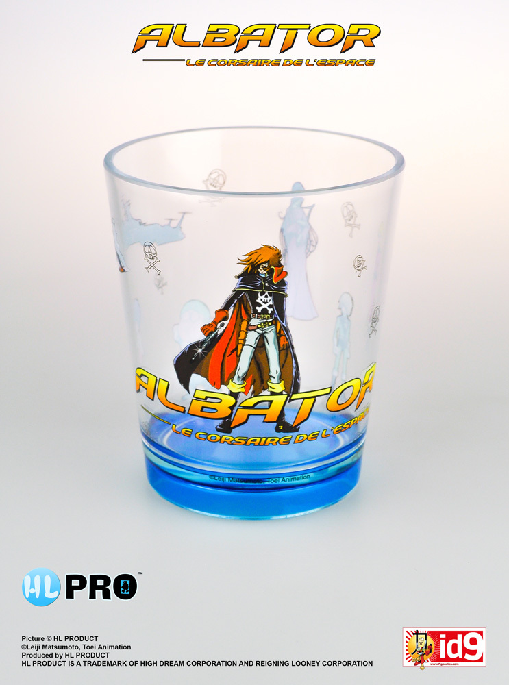 Captain Harlock standing plastic glass - Captain Harlock