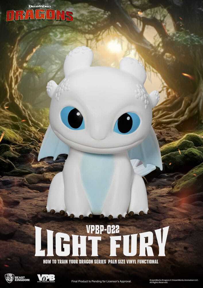 Dragons Piggy Bank piggy bank Light Fury 12 cm