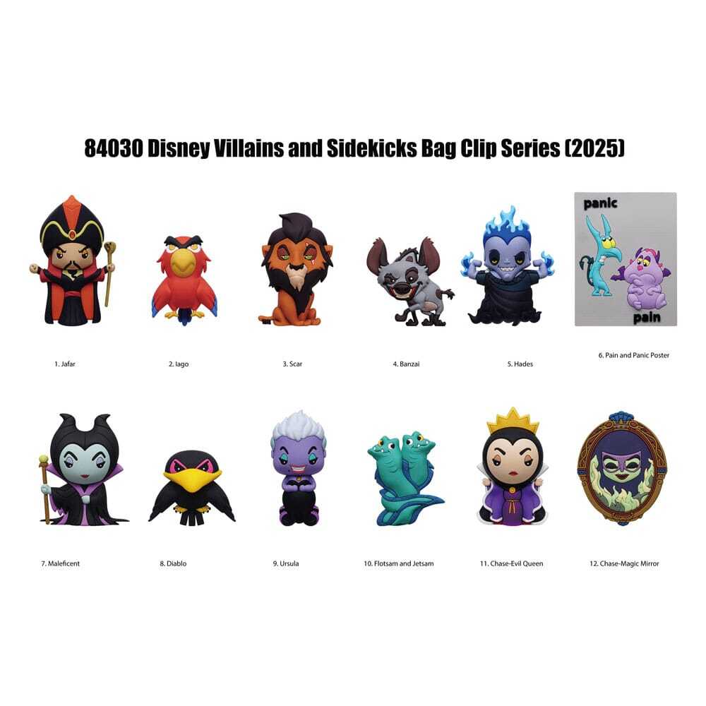 3D keychain Villains Series 4 mystery bag - Disney Villains
