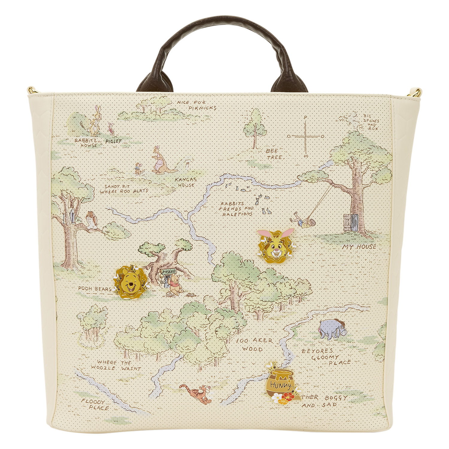 Winnie the Pooh Hundred acre wood Tote Bag - Disney Loungefly