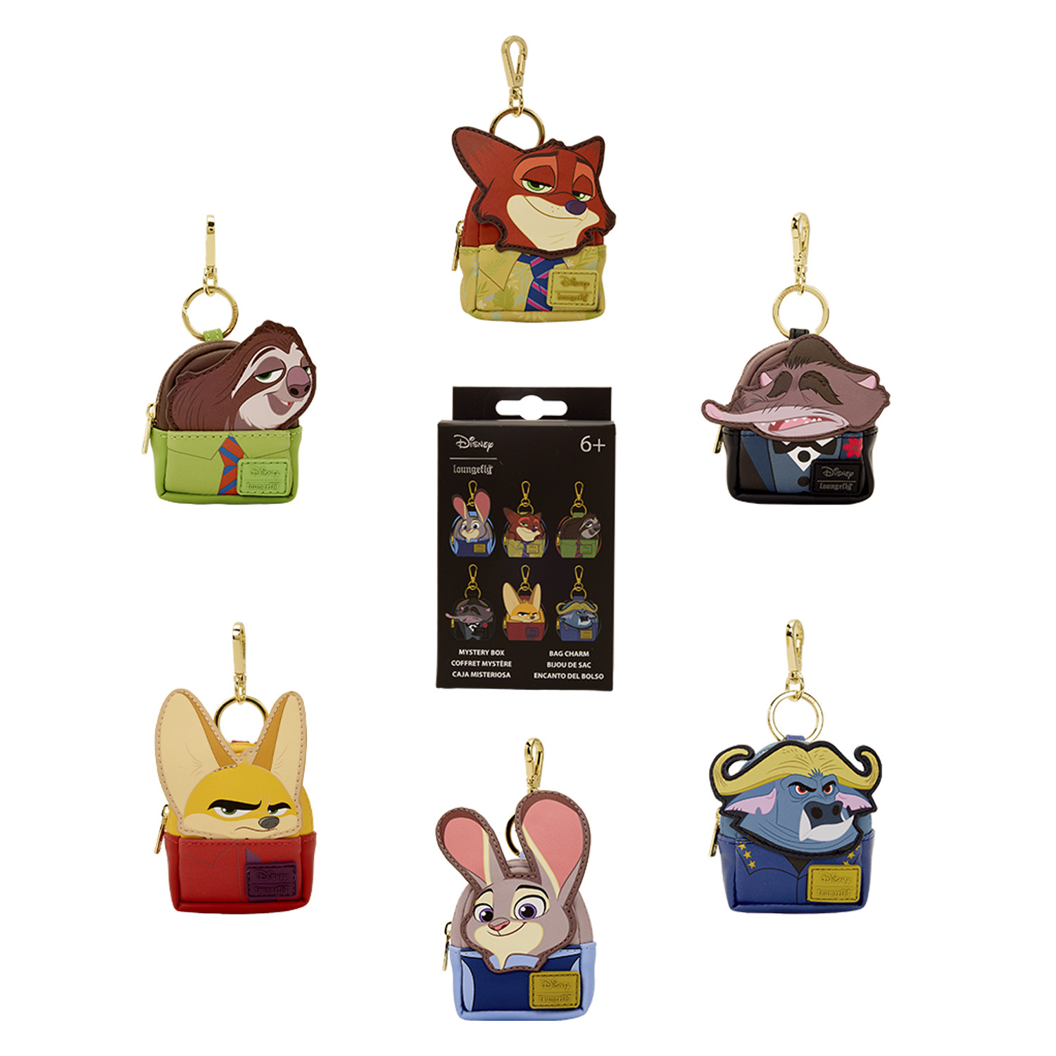 Zootopia Mystery Mini Backpack Keychain Charm - Disney Loungefly