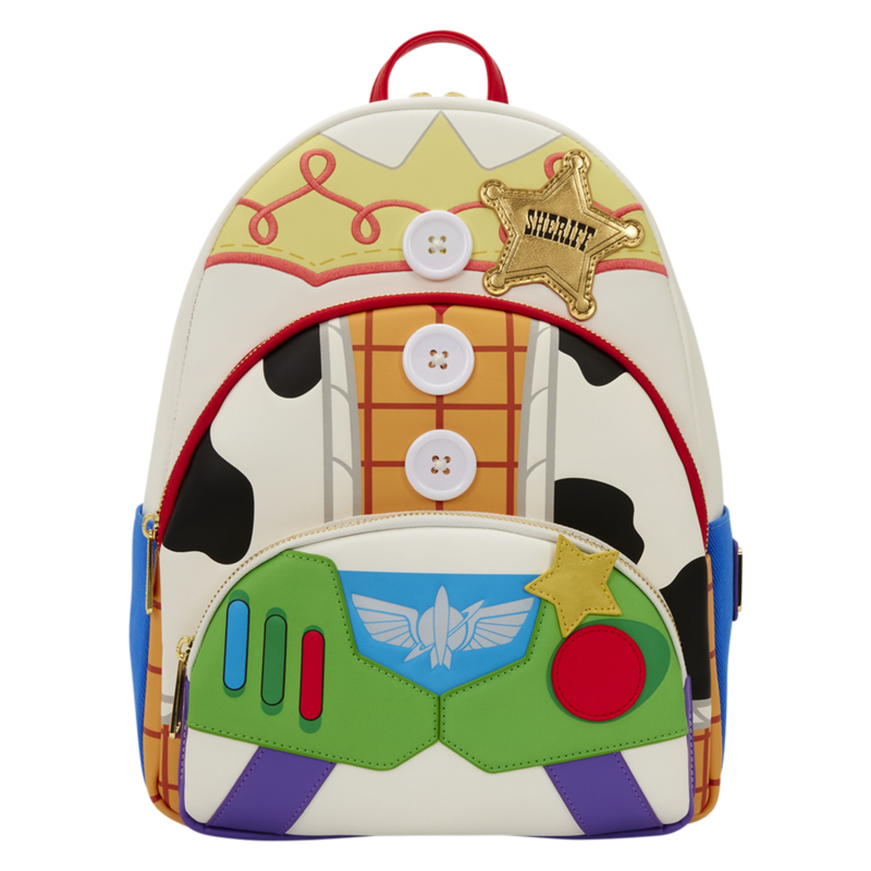 Triple Pocket Mid-Size Backpack - Disney-Pixar Loungefly Toy Story 5