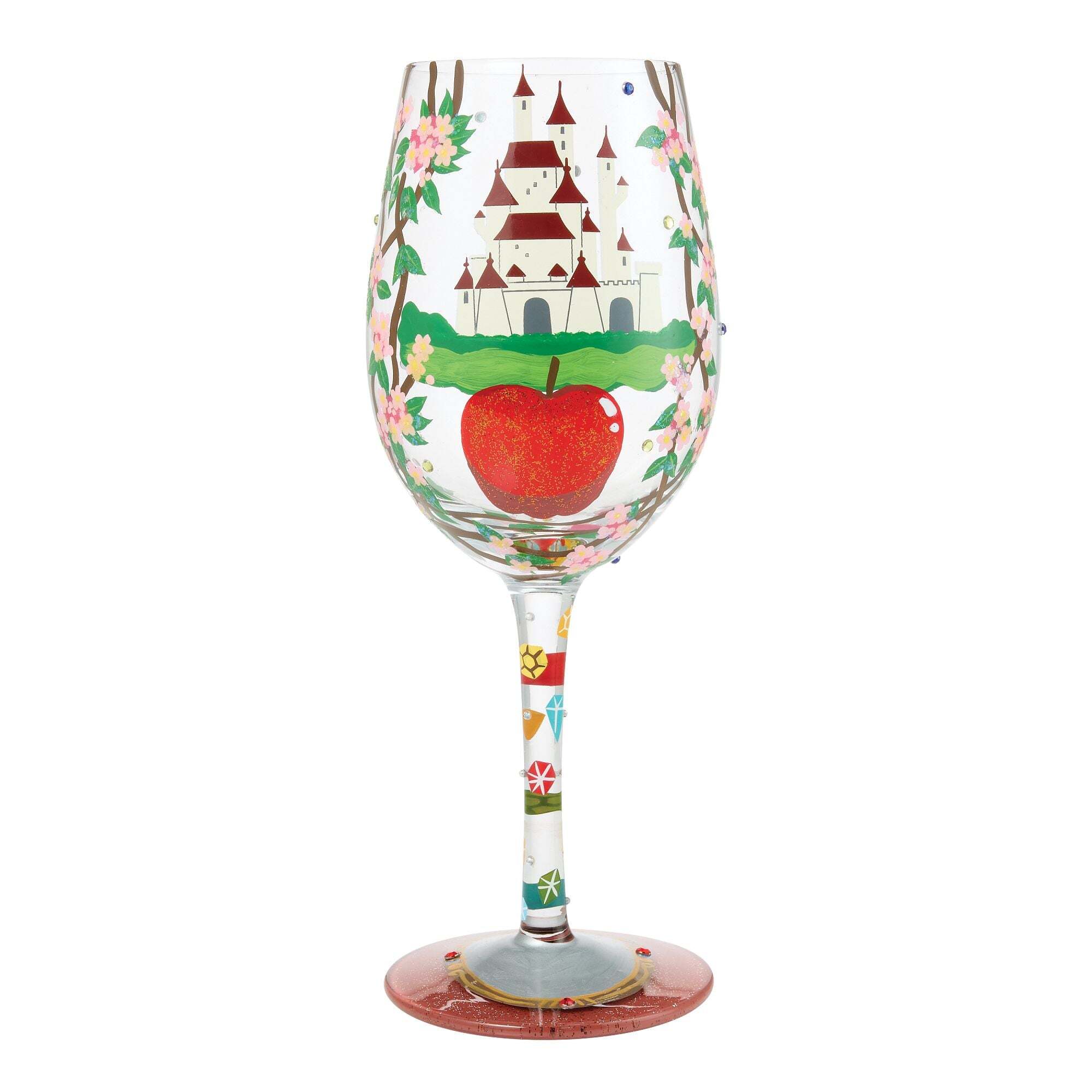 "LIFE IS A FAIRYTALE" SNOW WHITE WINE GLASS - DISNEY LOLITA