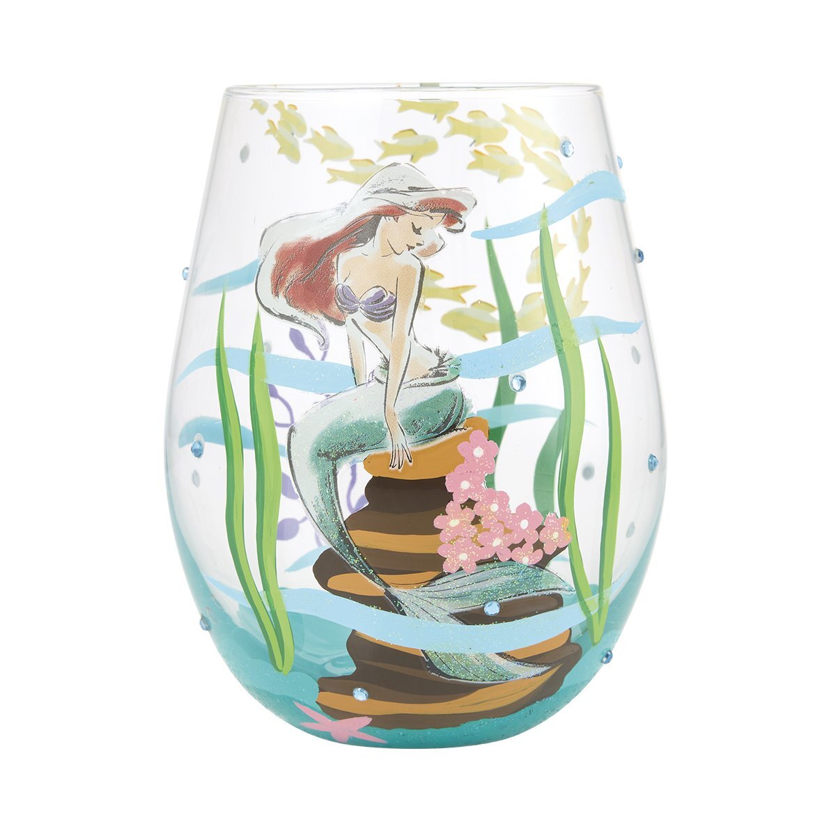"AN OCEAN OF DREAMS" ARIEL STEMLESS GLASS - DISNEY LOLITA