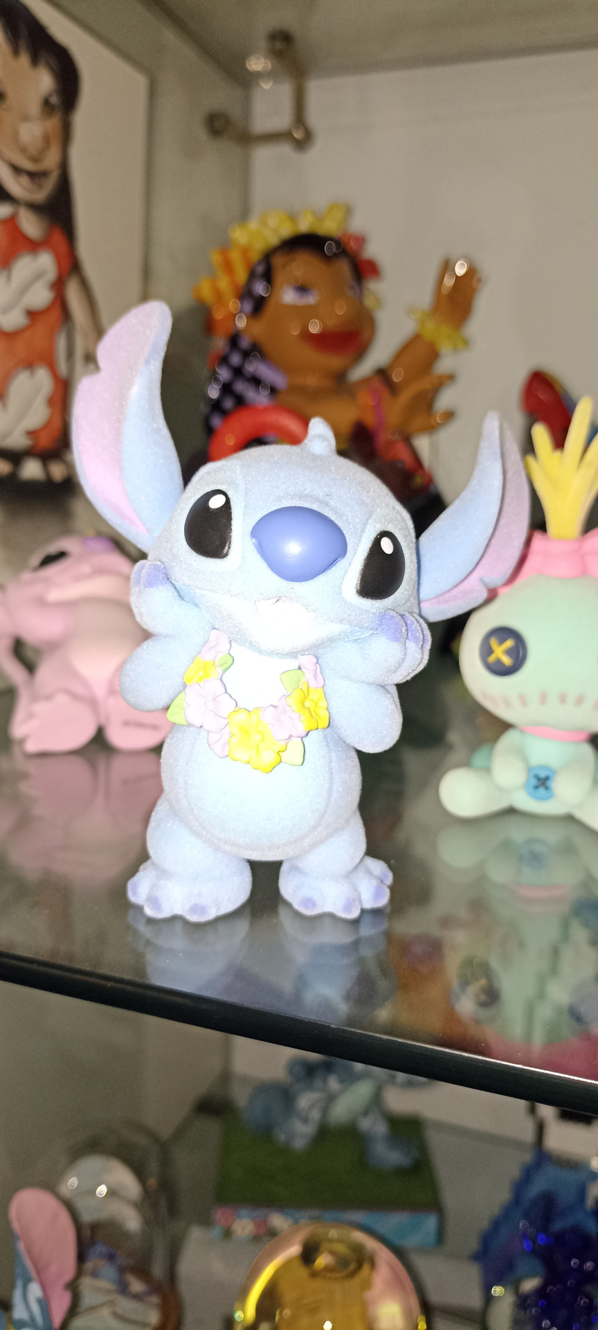 Stitch Standing Flocked (Window Box) - Disney Showcase